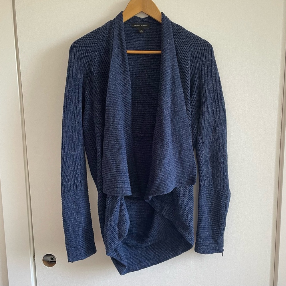 Banana Republic - Blue Waterfall Cardigan